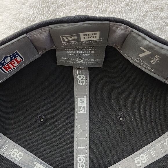 New Era 59FIFTY Pittsburgh Steelers 7 5/8 Fitted Hat - New - Picture 8 of 9